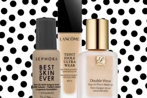 Trzy podkłady: Sephora Best Skin Ever, Lancôme Teint Idole Ultra Wear i Estée Lauder Double Wear. Dobry podkład z Sephory to świetny wybór na co dzień.